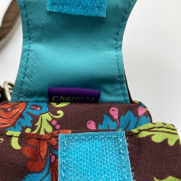 Debra Valencia | Floral ID Wallet Coin Purse Adjustable Crossbody Strap Travel - Picture 5 of 14